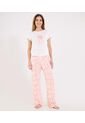 Pijama Para Mujer M/C P/L Color Coral Marca Ostu #40040421 de Ostu