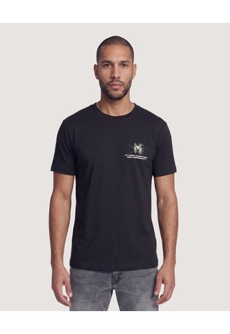 Camiseta Spider-Man Outline  Para Hombre Negro Ostu Ostu