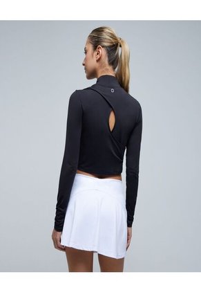 Camiseta Para Mujer Manga Larga Color Negro Marca Ostu #40092093