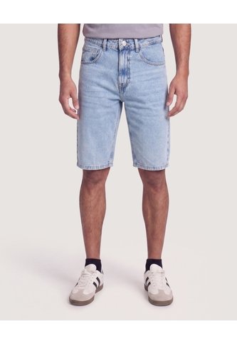 Bermuda Regular Denim  Para Hombre Azul Ostu Ostu