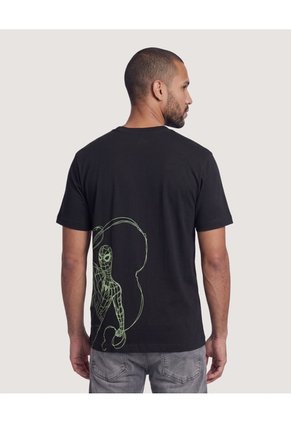 Camiseta Spider-Man Outline  Para Hombre Negro Ostu