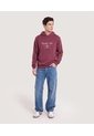 Buzo Hoodie Con Screen  Para Hombre Vino Ostu de Ostu