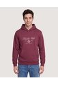 Buzo Hoodie Con Screen  Para Hombre Vino Ostu de Ostu