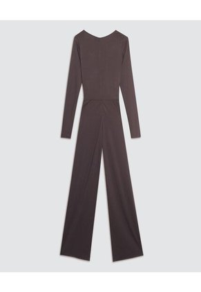 Enterizo Para Mujer Manga Larga Color Negro Marca Ostu #40320074