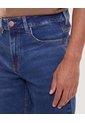 Bermuda Slim Denim  Para Hombre Azul Ostu de Ostu