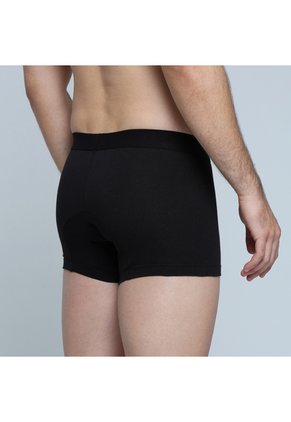 Bóxer Básico Para Hombre Negro Ostu