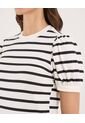Camiseta Para Mujer Manga Corta Moda Color Crema Marca Ostu #40092599 de Ostu