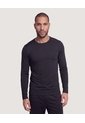 Camiseta Fitted Performance  Para Hombre Negro Ostu de Ostu