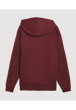 Buzo Hoodie Con Screen  Para Hombre Vino Ostu