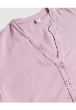 Blusa Para Mujer Manga 3/4 Color Lila Marca Ostu #40121287