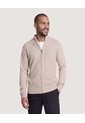 Saco Tejido Full Zipper  Para Hombre Arena Ostu de Ostu