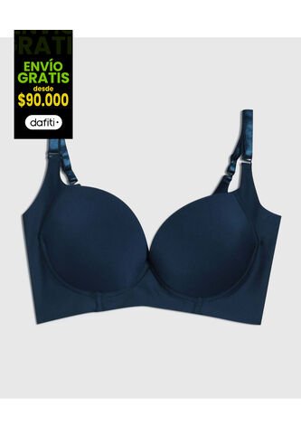 Brasier Para Mujer Copa Completa Color Azul  Marca Ostu #40830018 Ostu