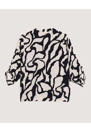 Blusa  Para Mujer Manga 3/4 Color Negro Marca Ostu #40121259