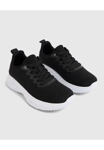 Tenis Para Mujer Sport Color Negro Marca Ostu #40720159 Ostu