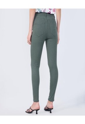 Pantalon Para Mujer 5 Bolsillos Color Verde Oliva Marca Ostu #40070544