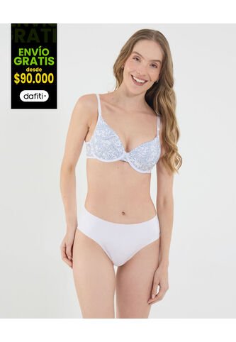 Brasier Para Mujer Media Copa Color Blanco Marca Ostu #40830026 Ostu