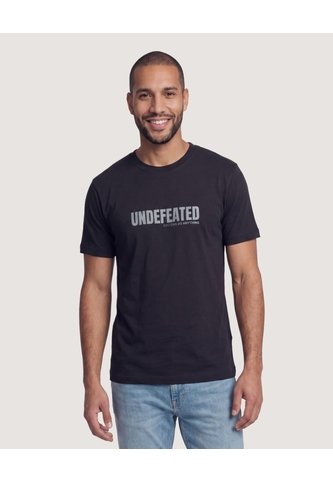 Camiseta Basica Con Screen  Para Hombre Negro Ostu Ostu