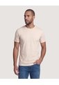 Camiseta Basica Cuello Redondo  Para Hombre Arena Ostu de Ostu
