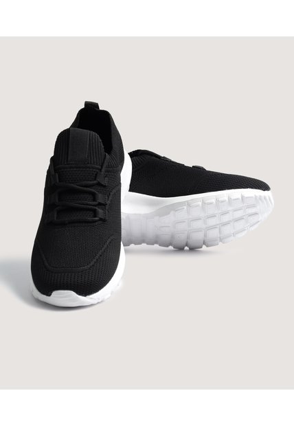 Tenis Malla Para Mujer  Para Mujer Negro Ostu