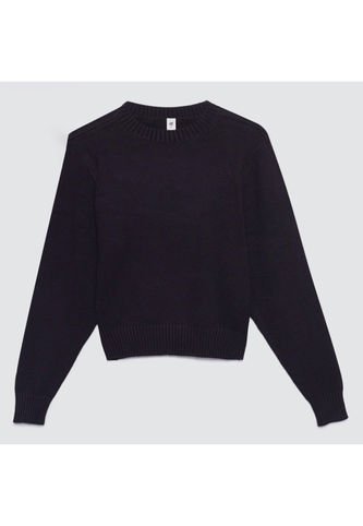Saco Para Mujer Cuello Redondo Color Negro Marca Ostu #40330077 Ostu
