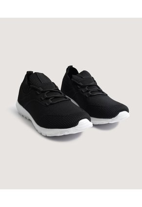 Tenis Malla Para Mujer  Para Mujer Negro Ostu