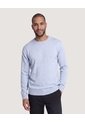 Saco Tejido Cuello Redondo  Para Hombre Gris Ostu de Ostu