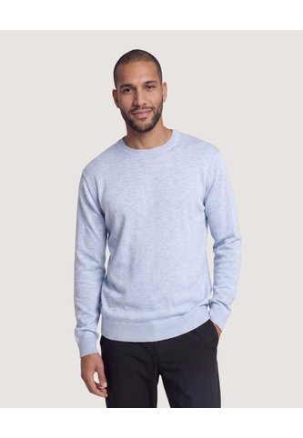 Saco Tejido Cuello Redondo  Para Hombre Gris Ostu Ostu