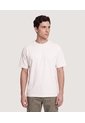 Camiseta Estampado Posterior  Para Hombre Beige Ostu de Ostu