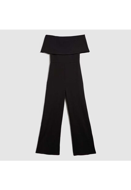 Enterizo Para Mujer Manga Sisa Color Negro Marca Ostu #40320121