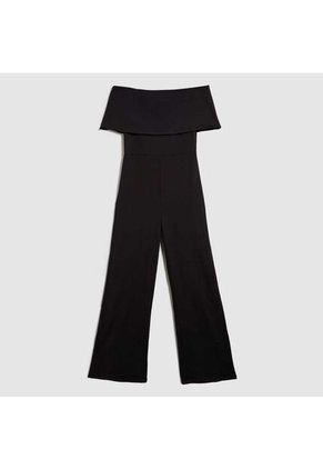 Enterizo Para Mujer Manga Sisa Color Negro Marca Ostu #40320121