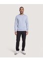Saco Tejido Cuello Redondo  Para Hombre Gris Ostu de Ostu