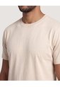 Camiseta Basica Cuello Redondo  Para Hombre Arena Ostu de Ostu