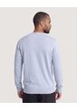 Saco Tejido Cuello Redondo  Para Hombre Gris Ostu de Ostu