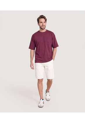 Bermuda Slim  Para Hombre Crudo Ostu