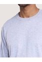 Saco Tejido Cuello Redondo  Para Hombre Gris Ostu de Ostu