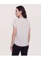 Blusa  Para Mujer Manga Corta Color Café Marca Ostu #40128213 de Ostu
