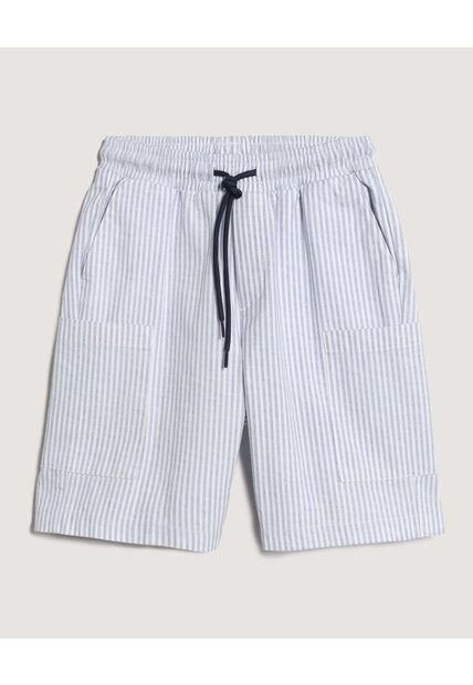 Bermuda  Infantil Niño Cargo Color Crema Marca Ostu #80100064