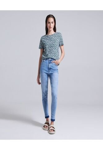 Jean Para Mujer Skinny Color Azul  Marca Ostu #40160321 Ostu