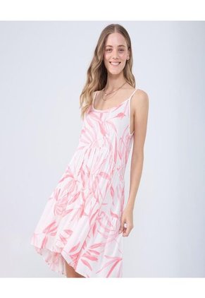 Vestido Para Mujer M/Sisa Medio Color Coral Marca Ostu #40170308