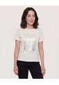 Camiseta  Para Mujer Manga Corta Cuello Redondo Color Blanco Marca Ostu #40092731 de Ostu