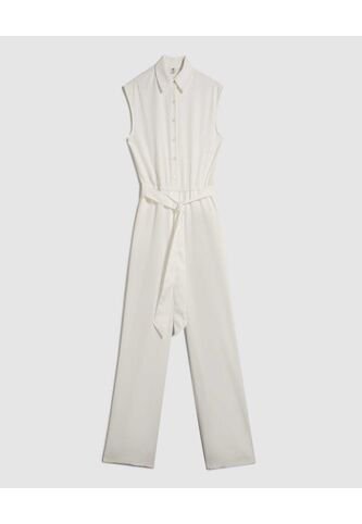 Enterizo Para Mujer Manga Sisa Color Crudo Marca Ostu #40320117 Ostu