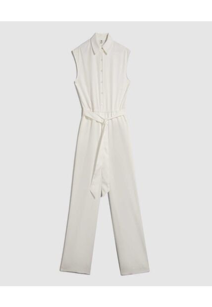 Enterizo Para Mujer Manga Sisa Color Crudo Marca Ostu #40320117