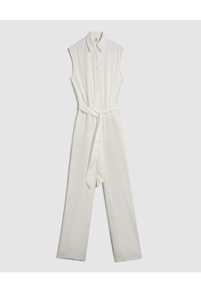 Enterizo Para Mujer Manga Sisa Color Crudo Marca Ostu #40320117