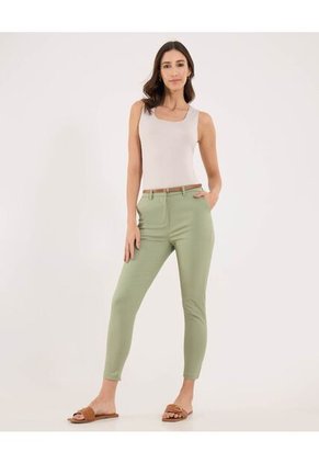 Pantalón Para Mujer Chino Color Verde Marca Ostu #40070763