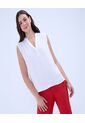 Blusa Para Mujer Manga Sisa Color Blanco Marca Ostu #40121065 de Ostu