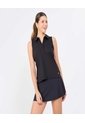 Polo Para Mujer Manga Sisa Color Negro Marca Ostu #40110165 de Ostu