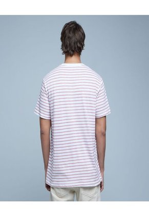 Camiseta Para Hombre Manga Corta Color Rosado Marca Ostu #60091226