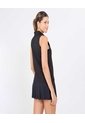 Polo Para Mujer Manga Sisa Color Negro Marca Ostu #40110165 de Ostu