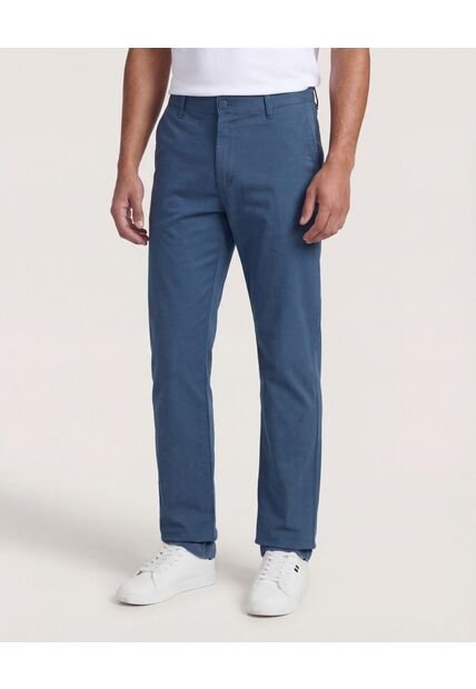 Pantalón  Para Hombre Chino Color Azul Marca Ostu #60070564