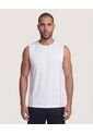 Camiseta  Para Hombre Manga Sisa Cuello Redondo Color Blanco Marca Ostu #60091929 de Ostu
